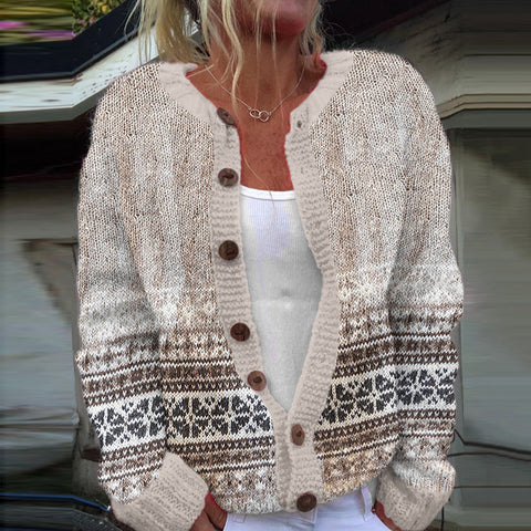 New cardigan knitted jacket women's clothing early spring and autumn source work m301722