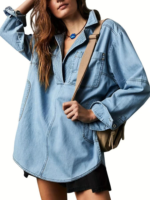 Veste manches longues col en V mode décontracté m302205