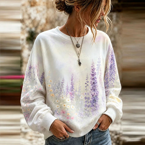 Autumn and winter crew neck 3D printed long-sleeved comfortable casual sweater FF303435 05