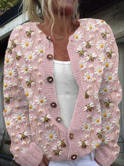 New cardigan knitted jacket women's clothing early spring and autumn source work m301722
