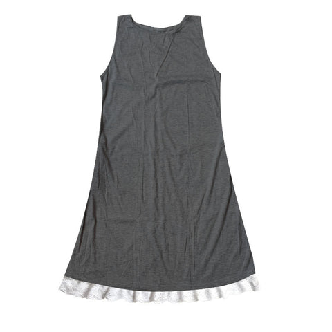 Robe gilet sans manches à poches m300967 
