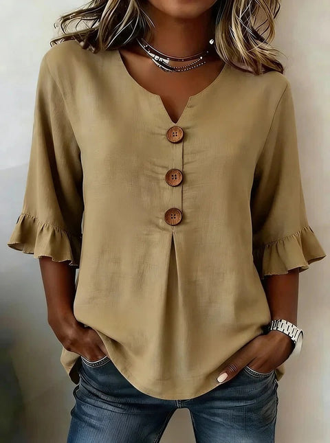 Haut cardigan à boucle et manches longues pour femmes, imprimé floral numérique 3D m302703
