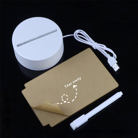 Lampe de chevet créative avec panneau lumineux et prise USB m3330905 