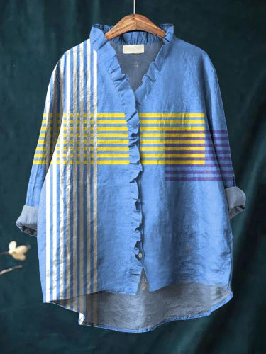 T-shirt ample à col ras du cou pour femme, grande taille, décontracté, imprimé, m301280 