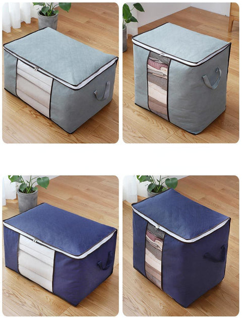Sac de rangement épais en tissu non tissé de grande capacité pour couettes m3331161