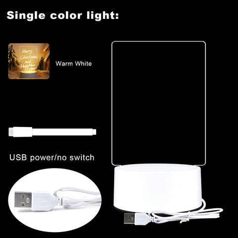 Lampe de chevet créative avec panneau lumineux et prise USB m3330905 