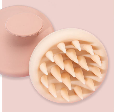 Peigne de massage de tête de brosse à shampoing en silicone M3330634 