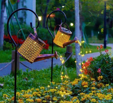 Lampe de jardin solaire en fer M3331149