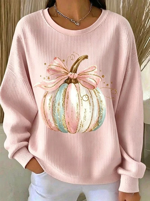 Autumn shoulder crew neck sweater 3D digital printing crew neck FF303419 02