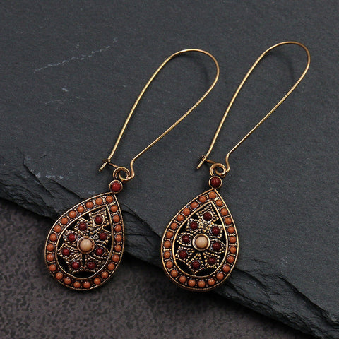 Exotic long tassel earrings m1915010449