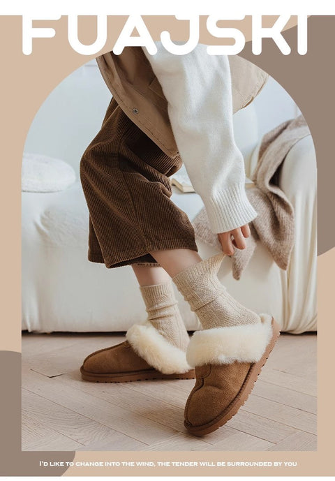 Chaussettes en cachemire pour femmes, ajoutez des bas chauds et épais en cachemire en automne et en hiver m1915010467