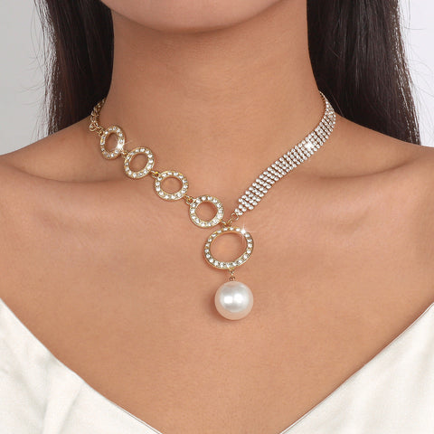 Water Diamond Tassel Light Luxury Neckchain m1915010518