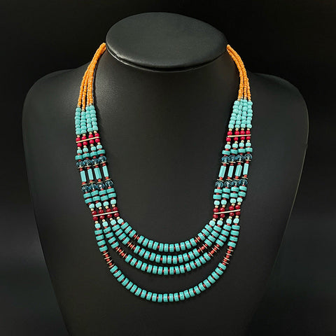 Exotic Bohemian Necklace m1915010648