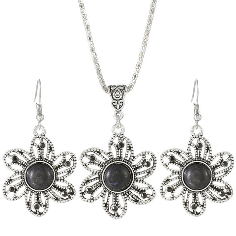 Retro Sunflower Turquoise Set m1915010646